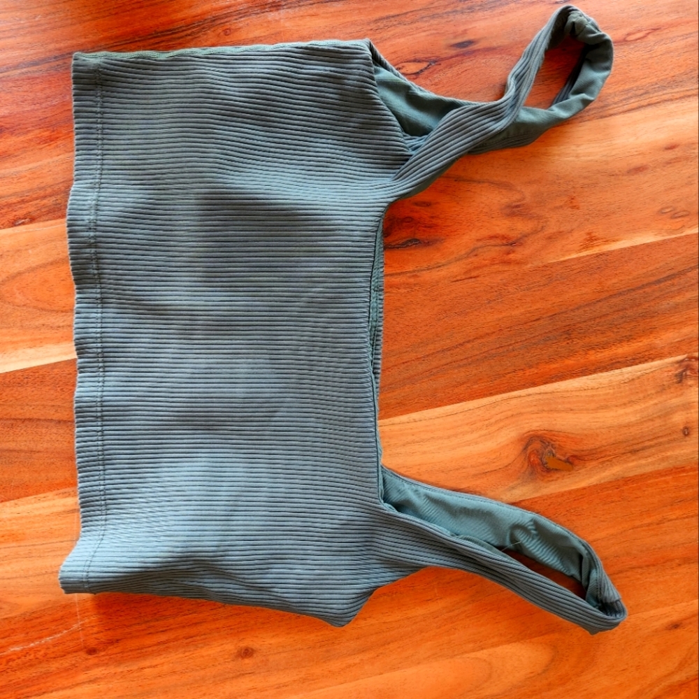 Glyder xl green tank bra